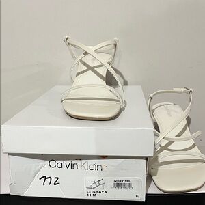 Calvin Klein Ishaya ivory Sandals